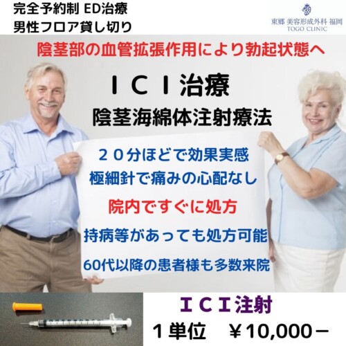 ICI注射　福岡県
